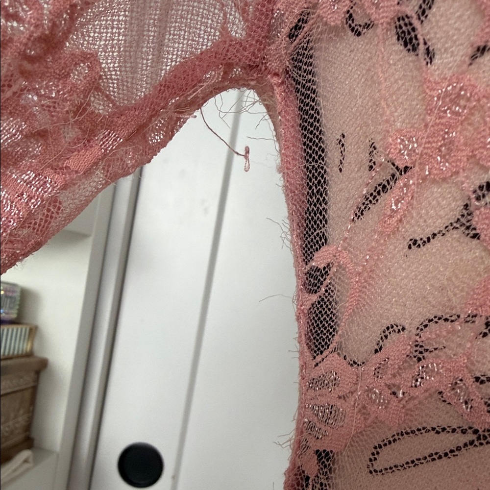 Pink Lace Top - Picture 3 of 5